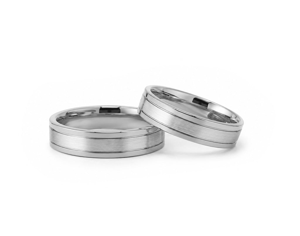 Alianças em Ouro 18k Ouro Amarelo e Ouro Branco