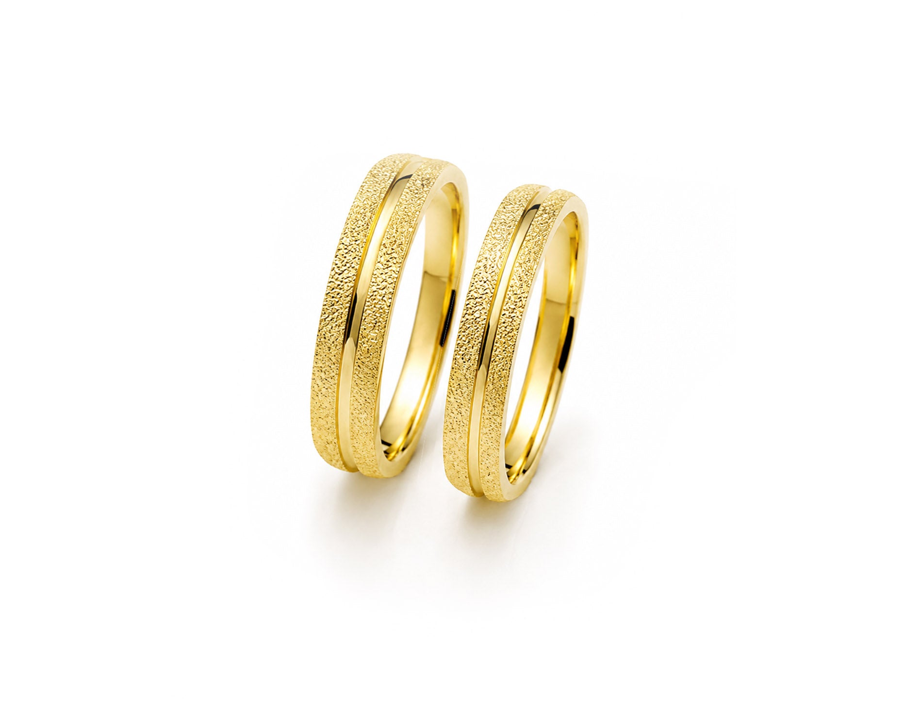 Alianças em Ouro 18k Semi Anatômica 7mm