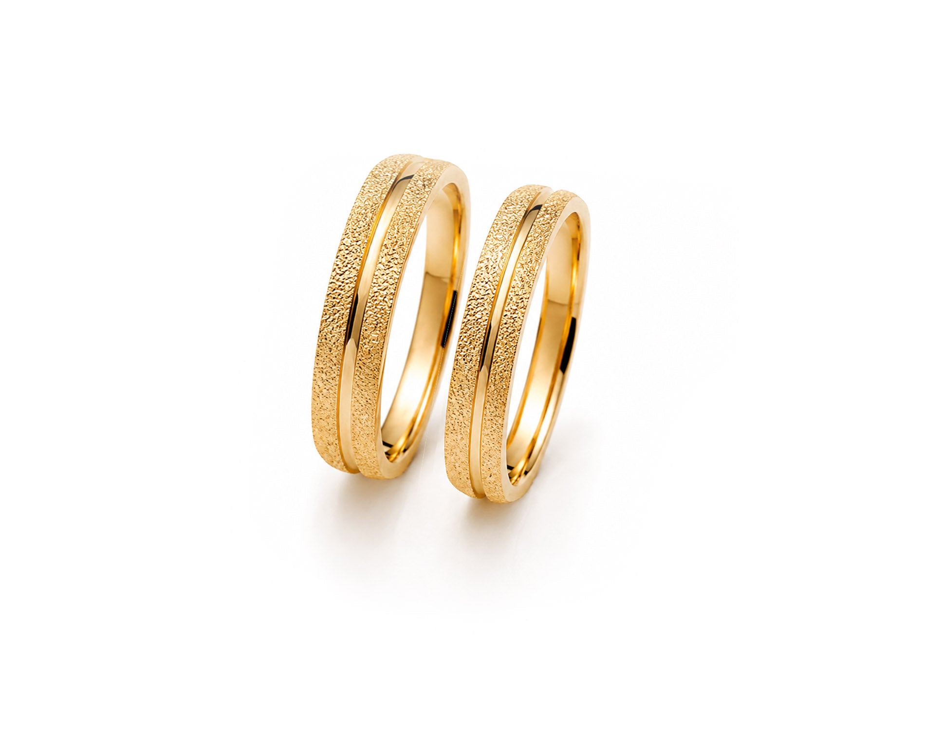 Alianças em Ouro 18k Semi Anatômica 7mm