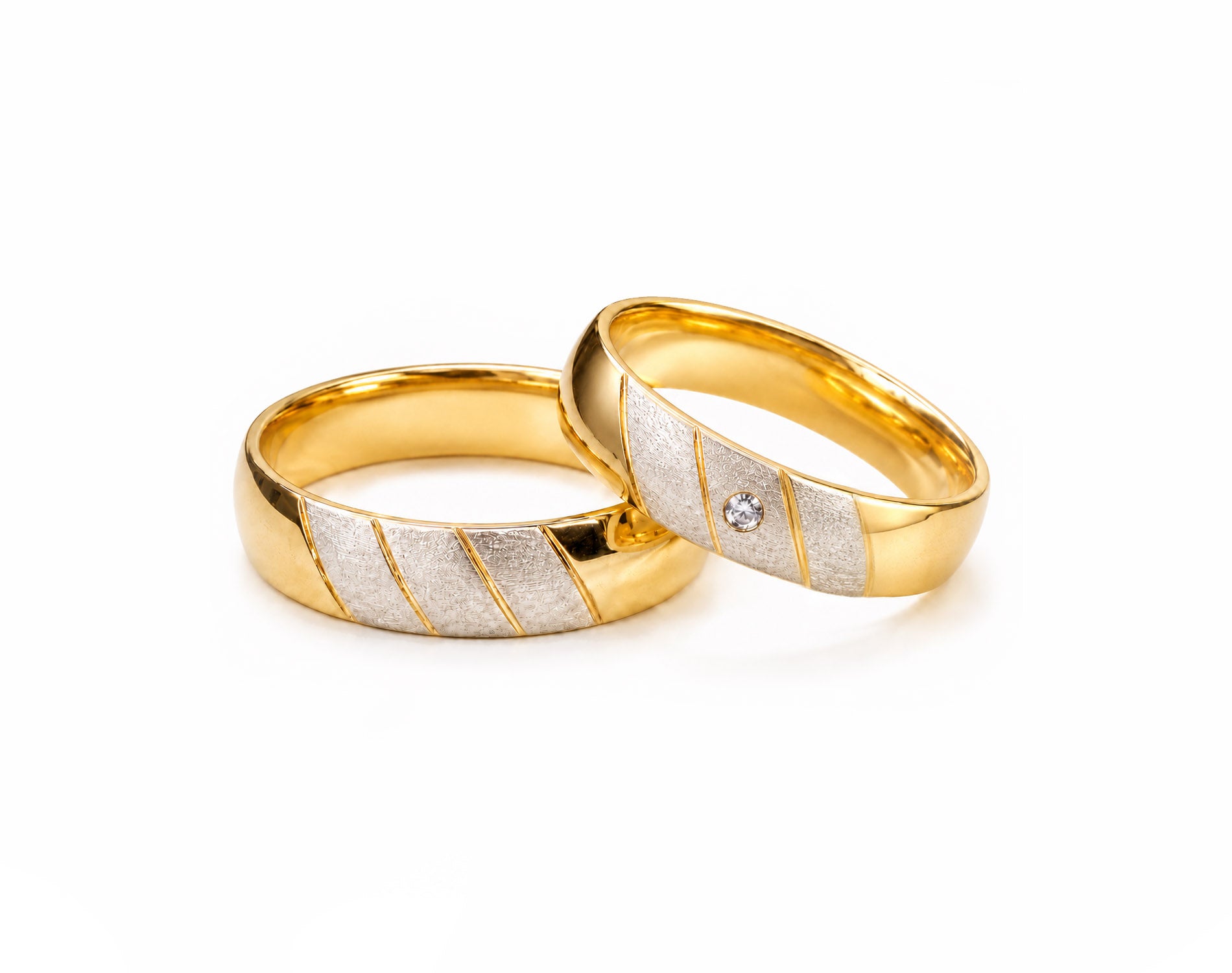 Alianças em Ouro 18k Tradicional Abaulada 5mm