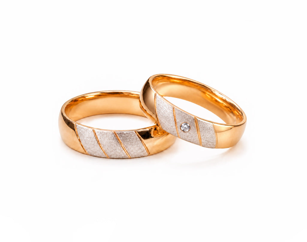 Alianças em Ouro 18k Tradicional Abaulada 5mm
