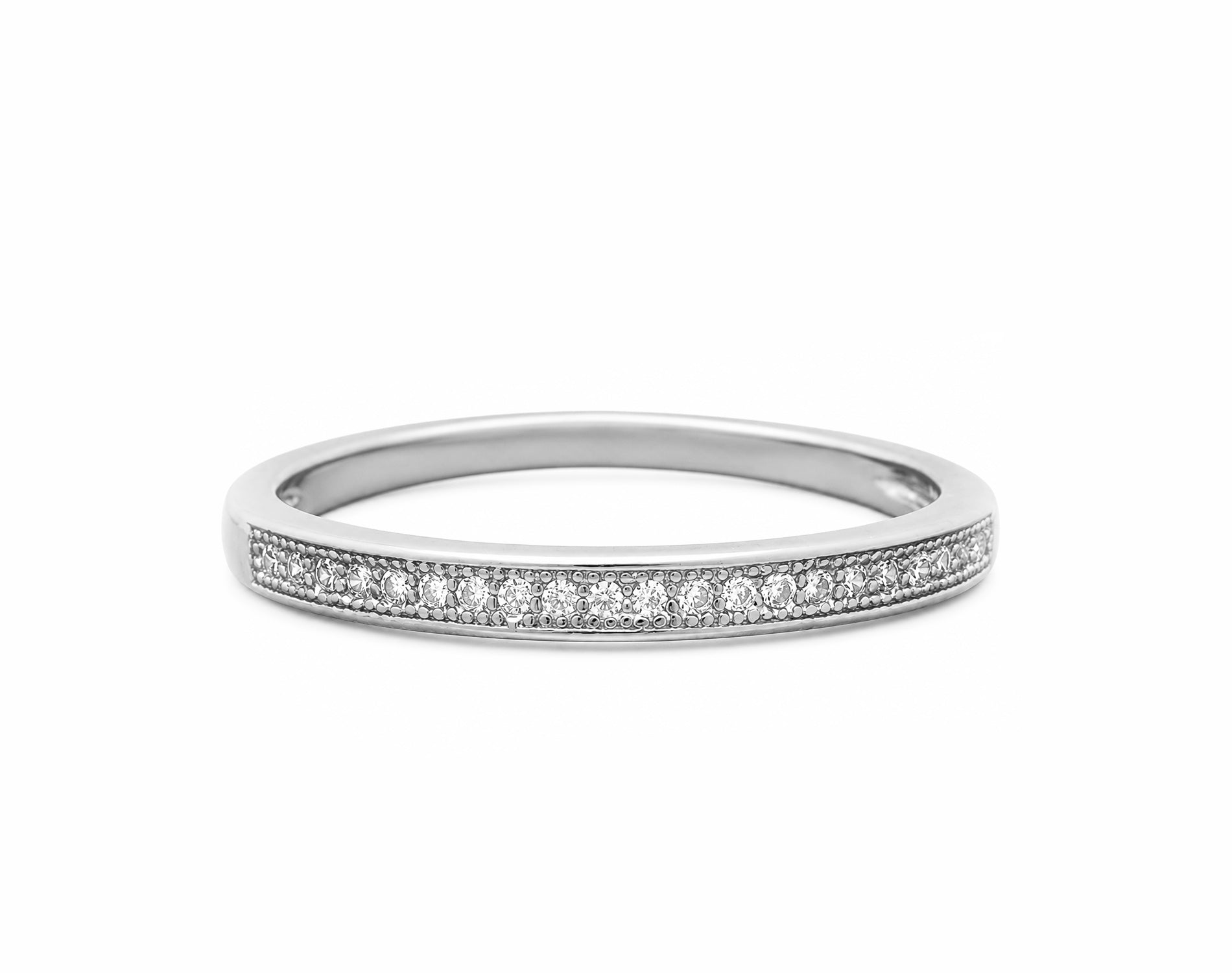 Anel Aparador Verona em Ouro 18K com Moissanite