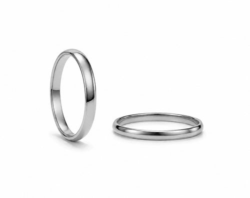 Aliança Abaulada em Ouro 18k 2mm