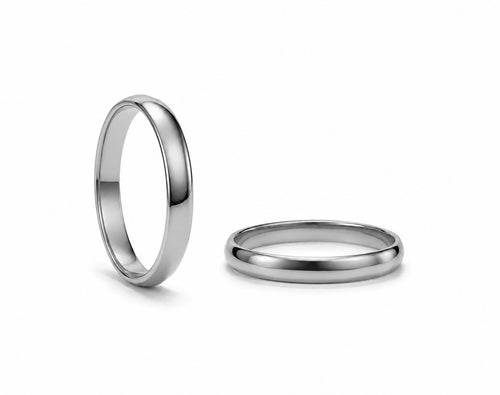 Aliança Abaulada em Ouro 18k 3mm