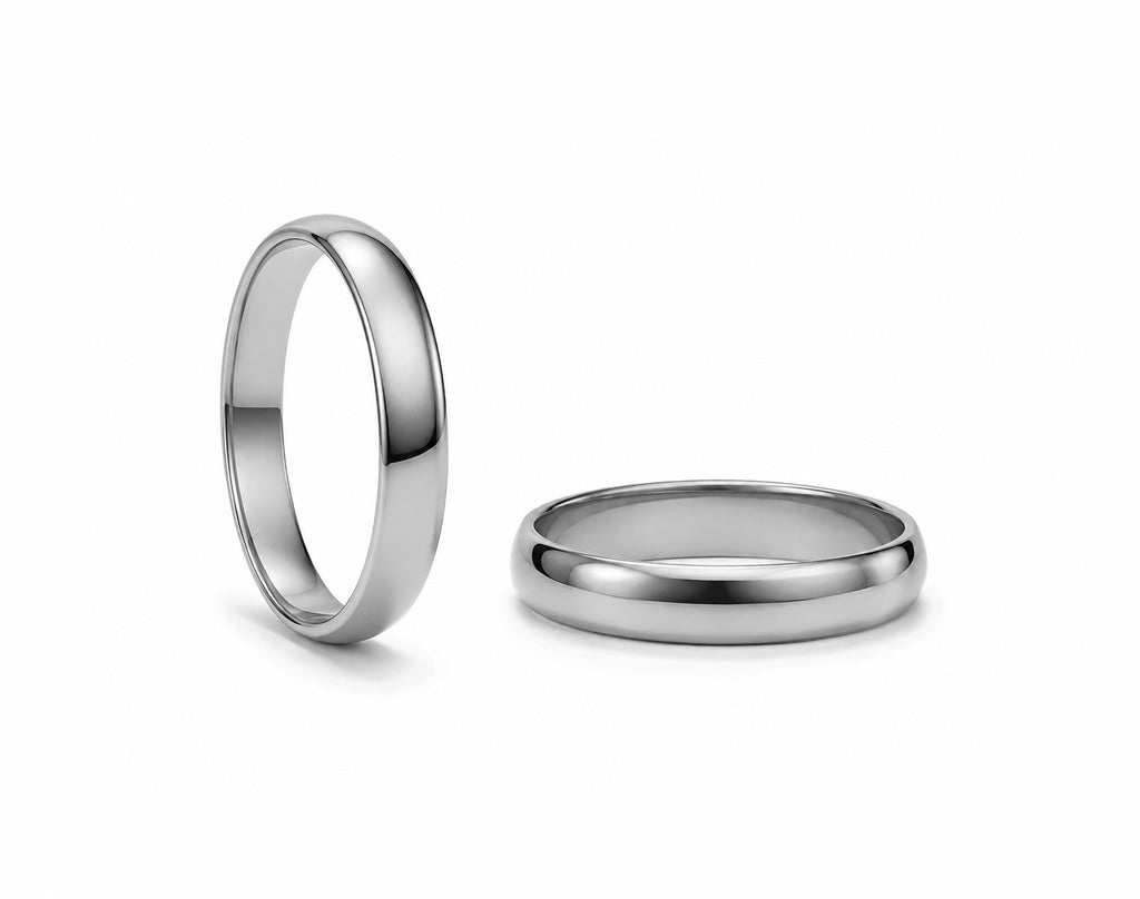 Aliança Abaulada em Ouro 18k 4mm