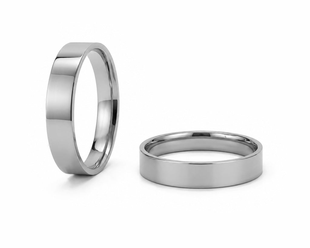 Aliança Perfil Reto em Ouro 18k 6mm