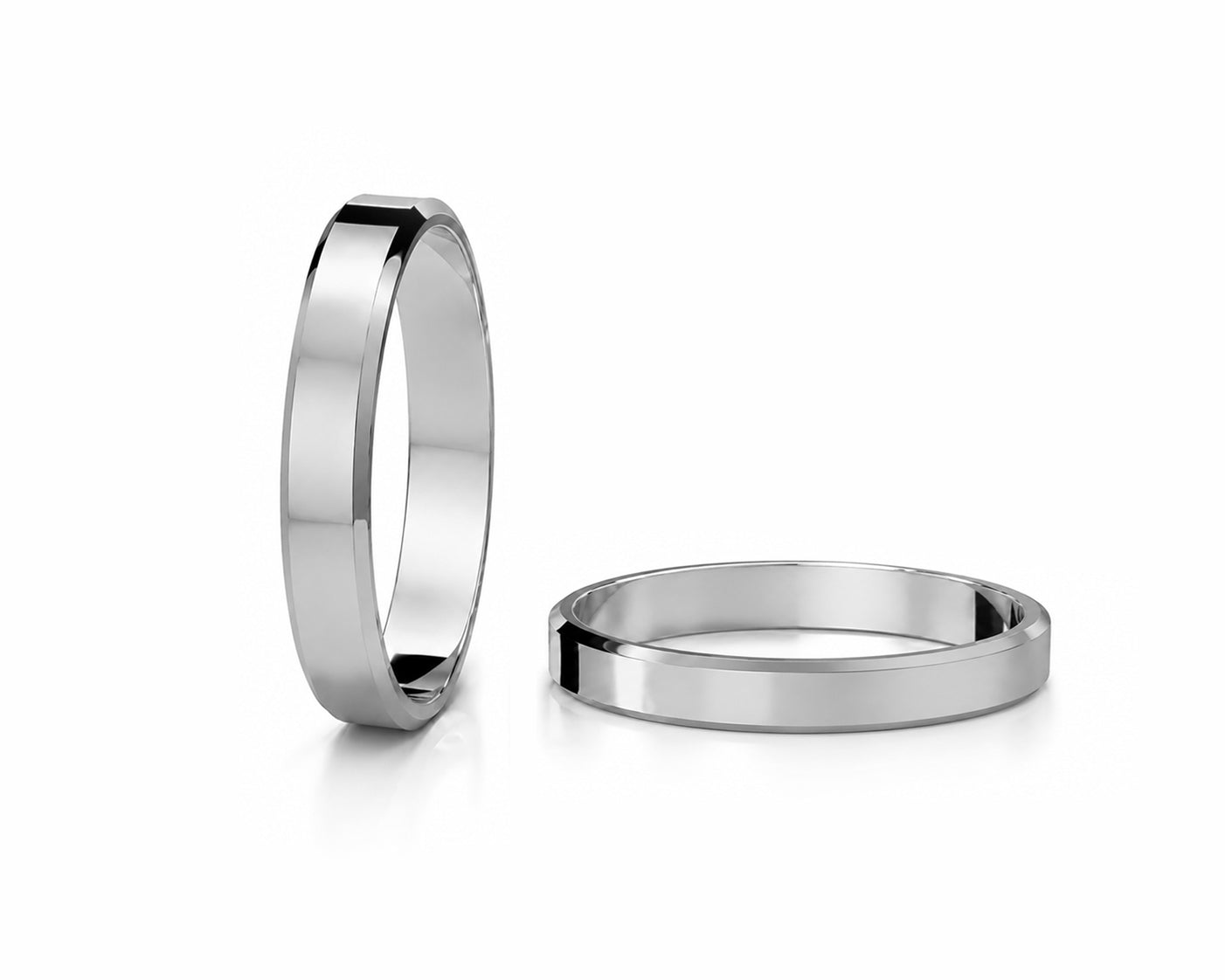 Aliança Chanfrado em Ouro 18k 2mm