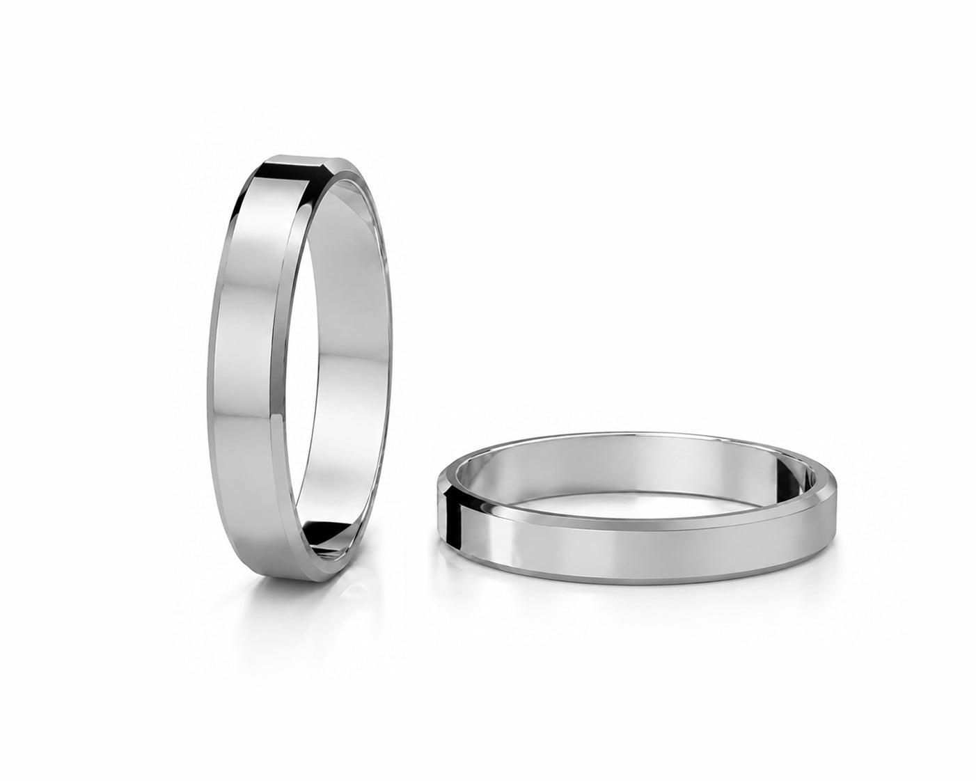 Aliança Chanfrado em Ouro 18k 3mm