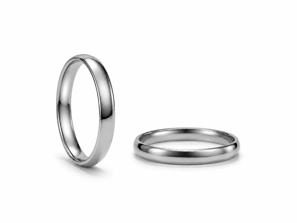 Aliança Abaulada Interior Anatômico em Ouro 18k 2mm